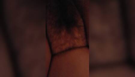 Big Bush, hairy Pussy, . bust this dicky. Now she all sticky.