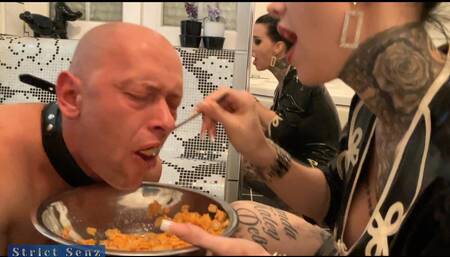 Miss Alessa Milano Feeding My Toilet Slave