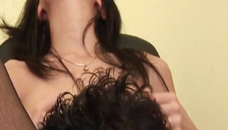 Superb French babe assfucked in the doctor's office