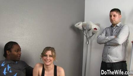 Blonde Wife Lya Pink Receives a Rich BBC Facial