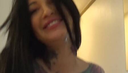 Hot porn with my cute step-sister