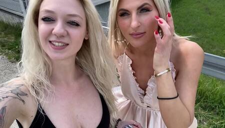 Freundin dreht durch- ich soll mich auf der Autobahnbrücke ficken lassen