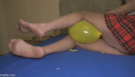 balloons burst over my amazon body