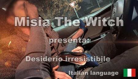 Misia The Witch - Foot teasing at the parking lot - Leccapiedi al parcheggio