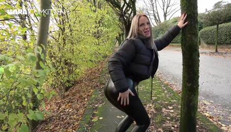 XXL LEGGINGS WALK | Splash on my plump BUBBLE BUTT