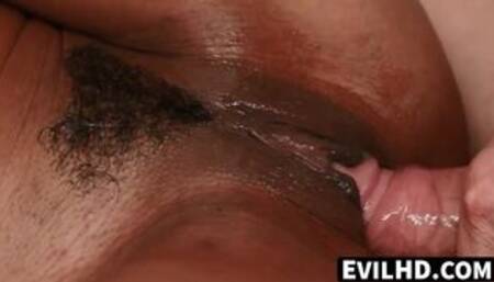 EvilHD.com - I shove my cock in Kira Noir's ass and pussy