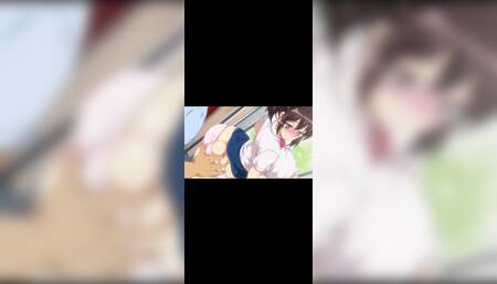 SCHOOLGIRL - Virgin schoolgirl gets fucked  in a train - xhentaitaboo