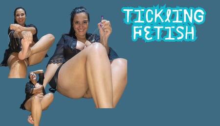 Soft tickling plus pleasure of using different textures