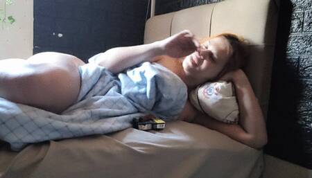 Lots of coughs! Wheezing breath and spitting my phlegm - wrapped in a blanked