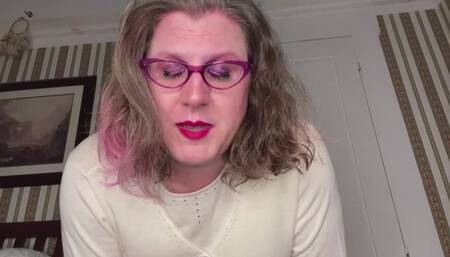 Trans mommy finds a use for her lazy son - rough sex POV