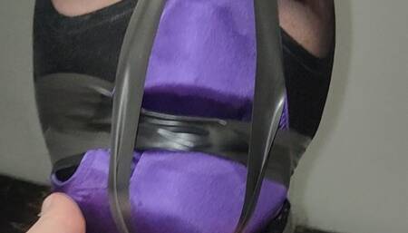 Julia bondage Gagged and mummified