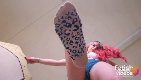 I'll crush you under my old smelly socks! ( Giantess & Socks POV with 19 yo Miss Kinga ) - FULL HD wmv