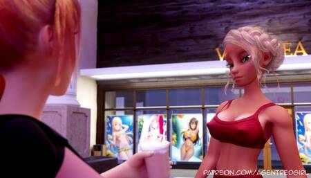 Sexsona - Episode 2 - The Lady In Red! - Creampies, Vagina, Cumshots, Handsfree Cum