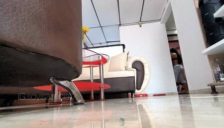 tiny man sees my dildo fuck #7