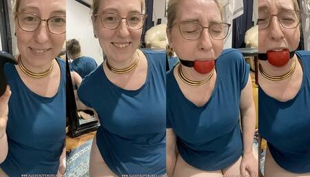 Melissa tries out a new electro buttplug