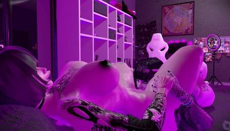 My Horny G0th GF Turned into a Vampire! [Futa X Female & Futa X Futa]