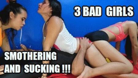 3 MODELS FACE SITTING 250202KSB CANDY + VIOLET + JESSIE 3 BAD GIRLS GIVING A VERY SLOPPY DEEPTHROAT WHILE SITTING IN HIS FACE (FULL HD MP4 VERSION)