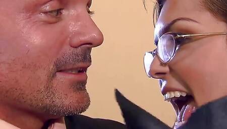 Angelica Black knows a hiding place for hot cocks