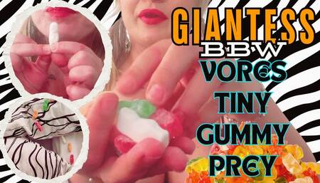 Curvy Sole Goddess - Giantess BBW Vores Tiny Gummy Prey