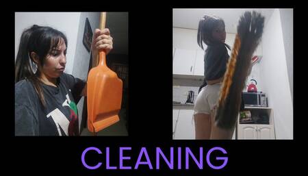 Limpio mi casa antes de irme a dormir