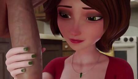 Cass Morning Milking In The Kitchen ( Uncensored Anime )