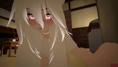 ASMR Your Housecat turned into a CUTE NEKO girl! But then she touches herself! - VRChat Lewd