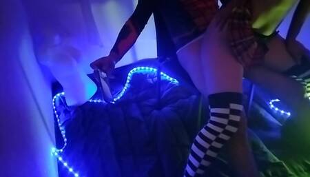 My friend's girlfriend Sitting on the Dick