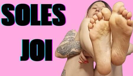 Lady Angela soles JOI Your dominant girlfriend wants you to cum on her magnificent feet no make up cum countdown bare face soles