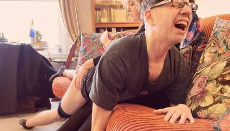 Spanked with the slipper he forgot the anniversary