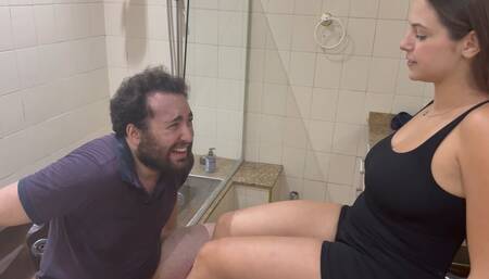 Princess Ashley Kicking and Smashing Cock and Balls! 4K