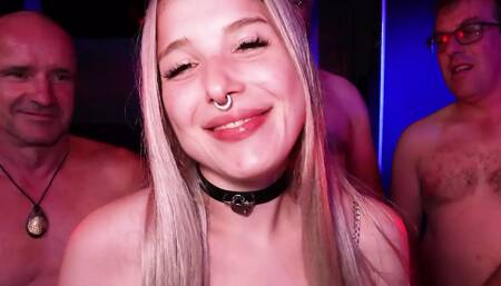 Last Finish Old Young Gangbang with Curvy Girl Crystal White and German Guys