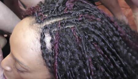 Slim Brunette Teen Needs All the Cum From These Cocks