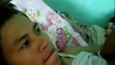 Amateur Asian Boy with a Mature Woman