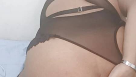 MerolDoll enjoys shoving a dildo in her ass