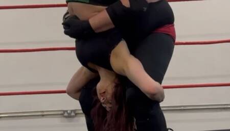 Woman gets piledriver multiple times