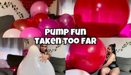 Valentine's balloon pumping