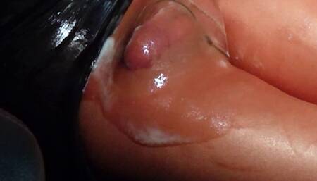 New task; In my nylon dress and higheels cumshot