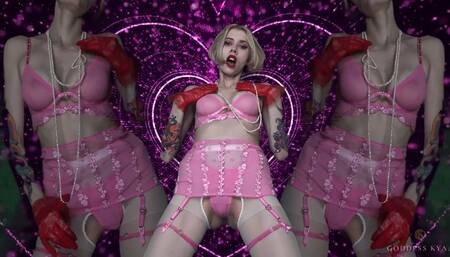 Gooner Love Life Mindfuck - Valentine's Day Humiliation JOI Edging for Goddess Kyaa's Tits Ass & Lips - 4K MP4