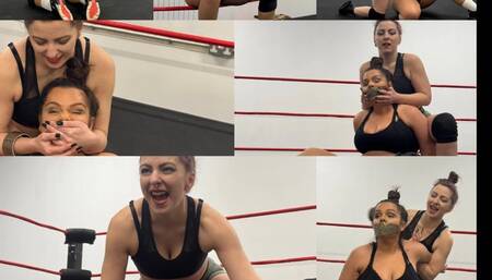 BBW duct taped and gagged