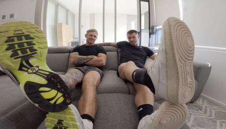 Phil and Jason - Foot Meet (POV Foot Worship)