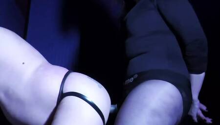 Mistress Claudiacuir and Groschien at Elastic Night