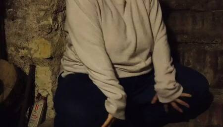 I'm having fun in a cellar