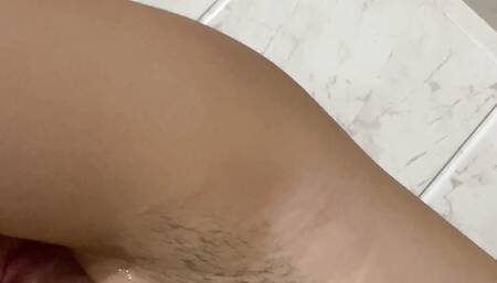 Arab with hairy armpit and sucking on it