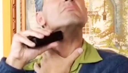 beauty blonde using her personal sized dildo to masturbate