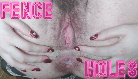 My fence holes are weird