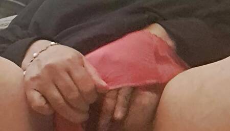 Delicious masturbation with mommy's fingers