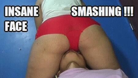 FACE SITTING 250216KSC JUDY INSANE SMASHING ON CHAIR WHILE SITTING ON HIS FACE (FULL HD MP4 VERSION)