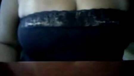 Brazilian BBW with Big Boobs Masturbates on Webcam