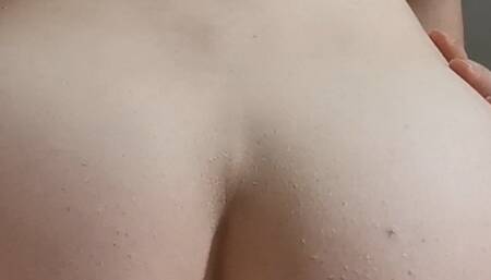 Cowgirl – Riding his hard cock with my wet pussy – Stretched from behind ????????