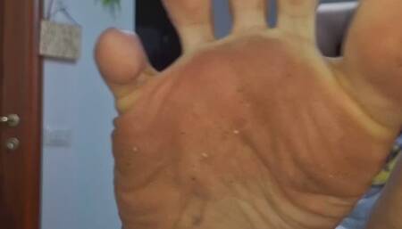 Dirty feet and talking